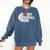 I Heart Hot Baseball Moms Comfort Colors Sweatshirt Blue Jean