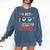 I Hit 100 Days Of School Baseball Kids Boy Teacher 100th Day Comfort Colors Sweatshirt Blue Jean