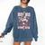 Ho Ho Home Run Baseball Christmas Holiday Sports Santa Comfort Colors Sweatshirt Blue Jean Ho Ho Home Run Baseball Christmas Holiday Sports Santa Comfort Colors Sweatshirt Blue Jean