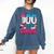 HUGvyn 100 Days Of School Baseball Ice Cream Teacher Student Comfort Colors Sweatshirt Blue Jean