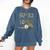 HUGvyn 6733 Days Of School Baseball 100 Days Camo Cap Boys Comfort Colors Sweatshirt Blue Jean