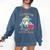 HUGvyn I Survived 100 Days Of School Baseball 6 7 Ice Cream Comfort Colors Sweatshirt Blue Jean