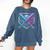 Ice Cream Baseball Drip Home Plate Bats Cool For Boys Youth Comfort Colors Sweatshirt Blue Jean