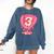 Ice Cream Baseball Glove 3rd Birthday Edition Comfort Colors Sweatshirt Blue Jean