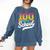 Ice Cream Drip 100 Days Of School Baseball Boys 100th Day Comfort Colors Sweatshirt Blue Jean