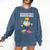 Ice Cream Drip Baseball Bruh Baseball Drip Boy Youth Comfort Colors Sweatshirt Blue Jean