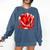 Ice Cream Drip Heart Valentines Day Baseball Boys Youth Kids Comfort Colors Sweatshirt Blue Jean Ice Cream Drip Heart Valentines Day Baseball Boys Youth Kids Comfort Colors Sweatshirt Blue Jean