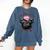 I'm Head Heffa Just Ask Me Bossy Highland Cow Baseball Cap Comfort Colors Sweatshirt Blue Jean