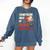 I'm Not Yelling This Is My Baseball Nana Voice Baseball Mom Premium Comfort Colors Sweatshirt Blue Jean