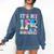 It's My 11th Birthday Baseball Ice Cream Drip Theme Comfort Colors Sweatshirt Blue Jean