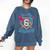 It's My 6th Birthday Baseball Fan Fun Party Celebration Comfort Colors Sweatshirt Blue Jean