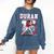 Jarren Duran Boston MLB Baseball Players MLBJDU201M Comfort Colors Sweatshirt Blue Jean