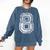Jersey Number 8 Eight T-Shirt Football Number Baseball Mom Comfort Colors Sweatshirt Blue Jean Jersey Number 8 Eight T-Shirt Football Number Baseball Mom Comfort Colors Sweatshirt Blue Jean
