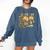 I Just Hit 100 Days Of School Camo Baseball Boy Kids Teacher Comfort Colors Sweatshirt Blue Jean