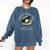 Kids Blessed By God For 5 Years Old Baseball 5th Birthday Comfort Colors Sweatshirt Blue Jean