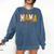 Leopard Baseball Softball Mama Bow Softball Baseball Mom Comfort Colors Sweatshirt Blue Jean Leopard Baseball Softball Mama Bow Softball Baseball Mom Comfort Colors Sweatshirt Blue Jean