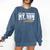 Let Me Through My Son Is Out There Baseball Mom Comfort Colors Sweatshirt Blue Jean