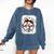 Loud Proud Baseball Mom Mommy Comfort Colors Sweatshirt Blue Jean