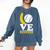 Love Bananas Banana Baseball Comfort Colors Sweatshirt Blue Jean