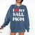 I LOVE MY BASEBALL MOM Comfort Colors Sweatshirt Blue Jean I LOVE MY BASEBALL MOM Comfort Colors Sweatshirt Blue Jean