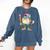 Melted Ice-Cream Baseball Mascot Pastel Pop Comfort Colors Sweatshirt Blue Jean Melted Ice-Cream Baseball Mascot Pastel Pop Comfort Colors Sweatshirt Blue Jean