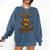 Missoula Mudweasels Retro Minor League Baseball Comfort Colors Sweatshirt Blue Jean