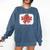 Mom Of Both Baseball Mom Mommy Premium Comfort Colors Sweatshirt Blue Jean