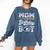 Mom Of The Birthday Boy Baseball Ice Cream Drip Matching Comfort Colors Sweatshirt Blue Jean