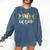 Mom Of Both Softball Baseball Mom Comfort Colors Sweatshirt Blue Jean