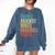 Moms Against Baseball Pants Baseball Mom Retro Comfort Colors Sweatshirt Blue Jean