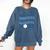 Who Needs Umpires When We Have Baseball Moms Groovy Retro Comfort Colors Sweatshirt Blue Jean