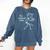 No Baseball Game Today Sad Stickfigure Baseball Player Comfort Colors Sweatshirt Blue Jean
