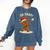 Oh Snap Gingerbreadman Baseball Christmas Men Boys Toddlers Comfort Colors Sweatshirt Blue Jean