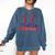 Pawpaw Rookie Of Year 1st Birthday Baseball Theme Matching Comfort Colors Sweatshirt Blue Jean