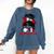 Peru Baseball Mom Messy Bun Comfort Colors Sweatshirt Blue Jean Peru Baseball Mom Messy Bun Comfort Colors Sweatshirt Blue Jean