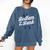 Philly Bedlam Bedlam At The Bank Philadelphia Baseball Premium Tri-Blend Comfort Colors Sweatshirt Blue Jean