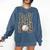 Play Ball Women Graphic Baseball Mom Baseball Comfort Colors Sweatshirt Blue Jean