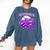 Port Neches-Groves High School PNG Indians Baseball Mom Comfort Colors Sweatshirt Blue Jean