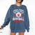 Proud Baseball Mom For Women Mom Baseball Mama Comfort Colors Sweatshirt Blue Jean