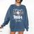 Proud Mom Of a 2024 Senior Class Of 2024 Baseball Mom Comfort Colors Sweatshirt Blue Jean