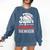 Proud Sister Of A Baseball Senior Class Of 2026 Graduation Comfort Colors Sweatshirt Blue Jean
