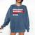 Proudest Baseball Mom Ever Comfort Colors Sweatshirt Blue Jean