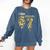 Retro I Was 6 Now I'm 7 Camo 67 Ice Cream Drip Baseball Comfort Colors Sweatshirt Blue Jean Retro I Was 6 Now I'm 7 Camo 67 Ice Cream Drip Baseball Comfort Colors Sweatshirt Blue Jean