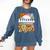 Retro Groovy Baseball Mom Family Matching Women Comfort Colors Sweatshirt Blue Jean