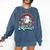 Retro Oily Baseball Mom Meme For Essential Oils Game Day Comfort Colors Sweatshirt Blue Jean