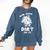 Rub Some Dirt On It Cute Girls Retro Baseball Mom Softball Comfort Colors Sweatshirt Blue Jean