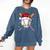 Santa Sports Christmas Baseball Player Comfort Colors Sweatshirt Blue Jean Santa Sports Christmas Baseball Player Comfort Colors Sweatshirt Blue Jean
