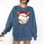 Santa Sports For Men Boys Christmas Baseball Player Comfort Colors Sweatshirt Blue Jean Santa Sports For Men Boys Christmas Baseball Player Comfort Colors Sweatshirt Blue Jean