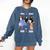 Sassy Baseball Mom Sassy Classy Elegant Comfort Colors Sweatshirt Blue Jean