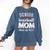 Senior Baseball Mom Class Of 2024 Baseball Senior Night Comfort Colors Sweatshirt Blue Jean